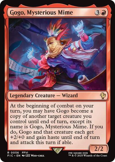 Gogo, Mysterious Mime (Surge Foil) (Commander: FINAL FANTASY) Near Mint Foil