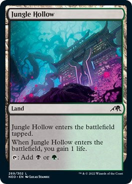 Jungle Hollow (Kamigawa: Neon Dynasty) Light Play