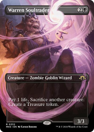 Warren Soultrader (Borderless) (Modern Horizons 3) Light Play Foil