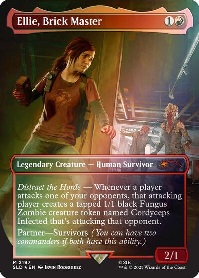 Ellie, Brick Master (Rainbow Foil) (Secret Lair) Light Play Foil