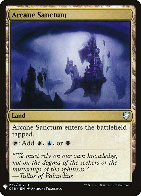 Arcane Sanctum (Mystery Booster) Light Play