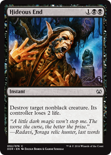 Hideous End (Duel Decks: Nissa vs Ob Nixilis) Light Play