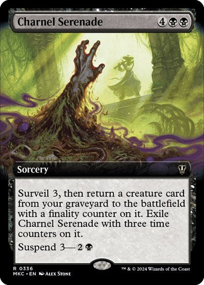 Charnel Serenade (Extended Art) (Commander: Murders at Karlov Manor) Near Mint