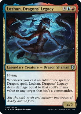 Lozhan, Dragons' Legacy (Commander Legends: Battle for Baldur's Gate) Light Play