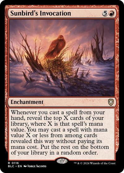 Sunbird's Invocation (Commander: Bloomburrow) Light Play