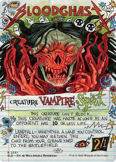 Bloodghast (2351) (Secret Lair) Near Mint Foil