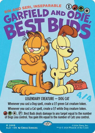 Garfield and Odie Best Buds Rin and Seri Inseparable|1|0|0.00
