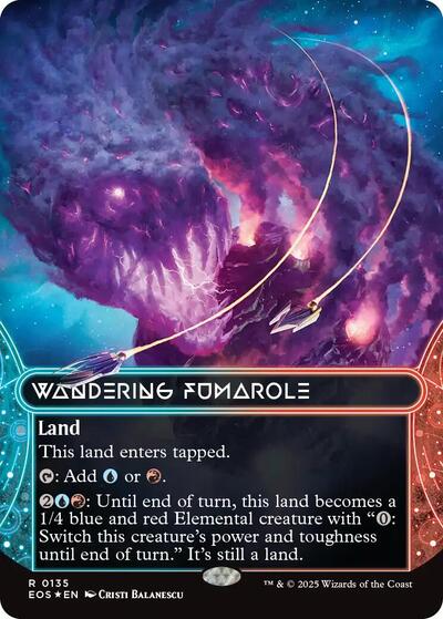 Stirring Wildwood (0129) (Borderless) (Galaxy Foil) (Stellar Sights) Near Mint Foil