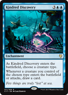 Kindred Discovery (Commander 2017) Heavy Play