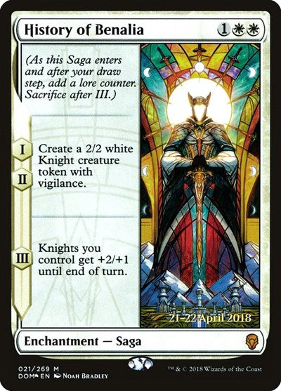 History of Benalia (Promos: Prerelease Cards) Light Play Foil