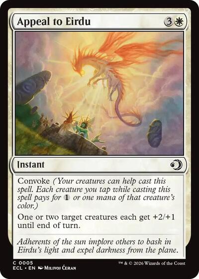 Appeal to Eirdu (Lorwyn Eclipsed) Near Mint