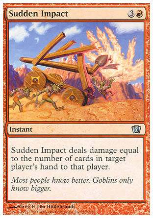 Sudden Impact (8th Edition) Near Mint Foil