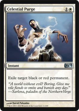 Celestial Purge (Magic 2012 Core Set) Light Play Foil