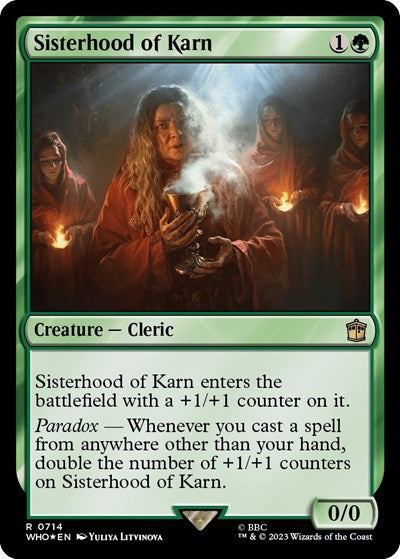 Sisterhood of Karn (Surge Foil) (Universes Beyond: Doctor Who) Near Mint Foil