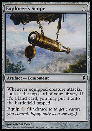 Explorer's Scope (Zendikar) Near Mint Foil