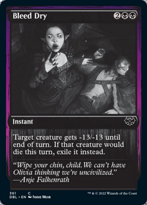 Bleed Dry (Innistrad: Double Feature) Light Play