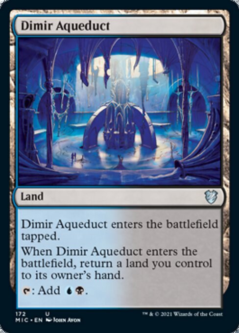 Dimir Aqueduct (Commander 2021 Midnight Hunt) Near Mint