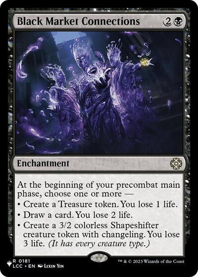 Black Market Connections (The List) Near Mint