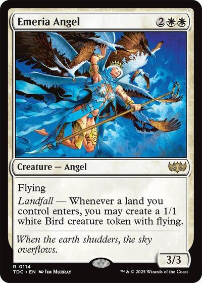 Emeria Angel (Commander: Tarkir: Dragonstorm) Light Play