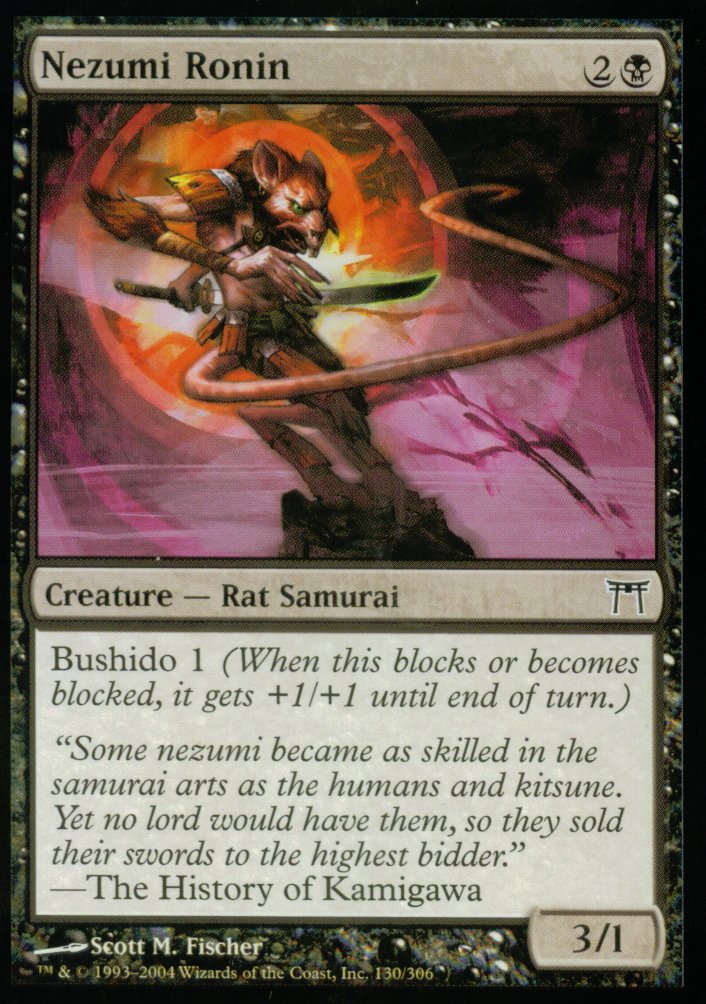 Nezumi Ronin (Champions of Kamigawa) Near Mint Foil
