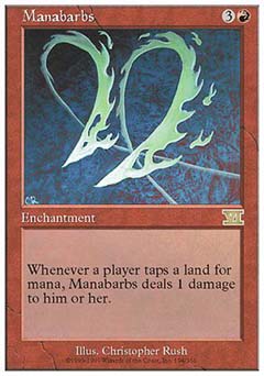 Manabarbs (Classic 6th Edition) Light Play