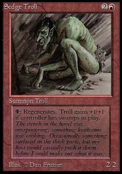 Sedge Troll (Beta) Damaged / Poor