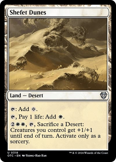 Shefet Dunes (Commander: Outlaws of Thunder Junction) Medium Play