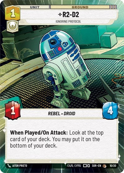 R2-D2 Ignoring Protocol (Hyperspace) (Weekly Play Promos) Near Mint