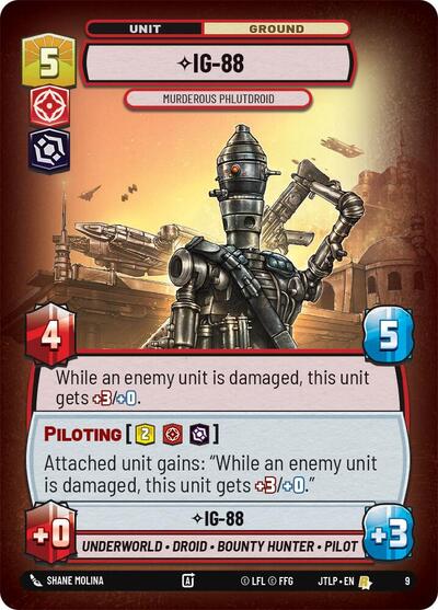 IG-88 Murderous Phlutdroid (Jump to Lightspeed - Weekly Play Promos) Near Mint