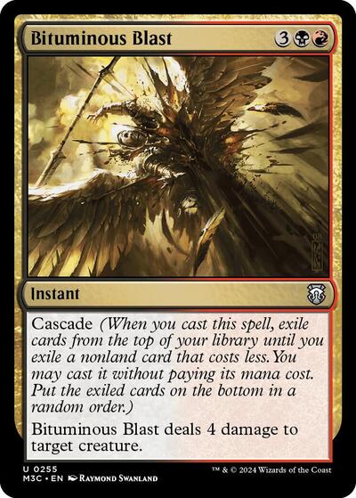 Bituminous Blast (Commander: Modern Horizons 3) Light Play
