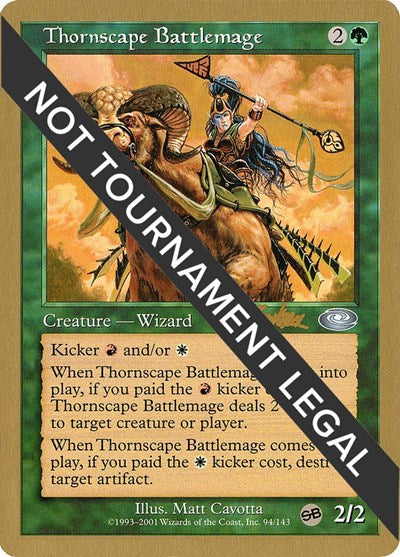 Thornscape Battlemage - 2002 Brian Kibler (PLS) (SB) (World Championship Decks) Heavy Play