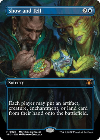 Show and Tell (Borderless) (Special Guests) Light Play Foil