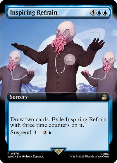 Inspiring Refrain (Extended Art) (Universes Beyond: Doctor Who) Light Play Foil