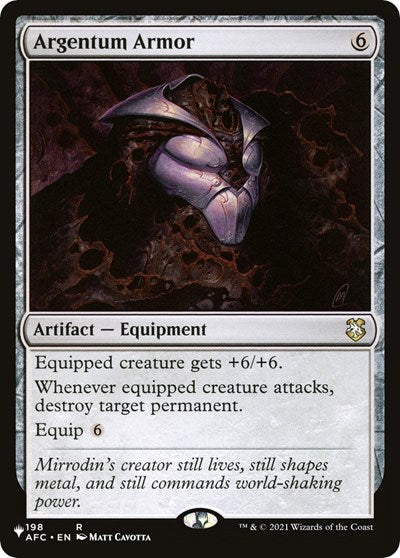 Argentum Armor (The List) Near Mint