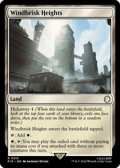 Windbrisk Heights (Universes Beyond: Fallout) Near Mint Foil