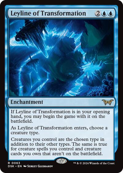 Leyline of Transformation (Duskmourn: House of Horror) Near Mint Foil