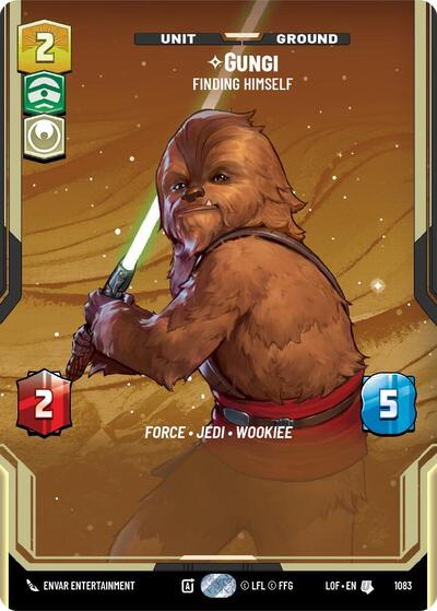 Gungi Finding Himself (Prestige Foil) (Legends of the Force) Near Mint Foil