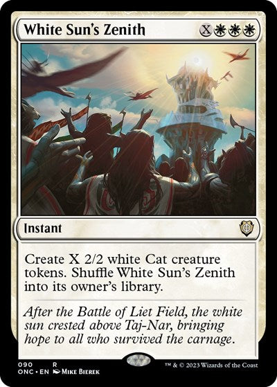 White Sun's Zenith (Commander: Phyrexia: All Will Be One) Light Play