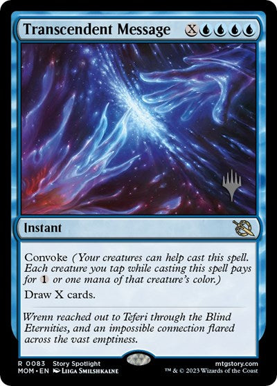 Transcendent Message (Promo Pack: March of the Machine) Light Play Foil