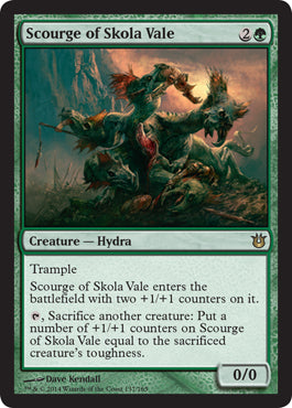 Scourge of Skola Vale (Born of the Gods) Light Play Foil