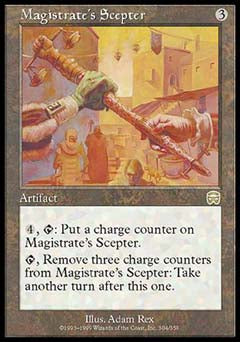 Magistrate's Scepter (Mercadian Masques) Damaged / Poor