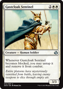 Gustcloak Sentinel (Duel Decks: Kiora vs Elspeth) Light Play