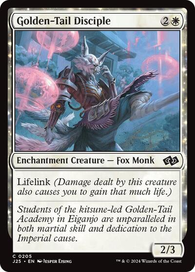Golden-Tail Disciple (Foundations Jumpstart) Medium Play