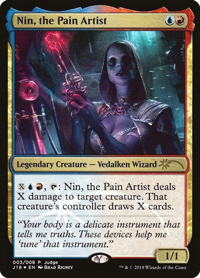 Nin, the Pain Artist (Promos: Judge) Light Play Foil