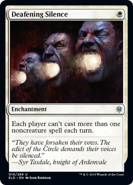 Deafening Silence (Throne of Eldraine) Heavy Play