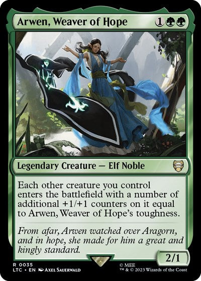Arwen, Weaver of Hope (Commander: The Lord of the Rings: Tales of Middle-earth) Light Play