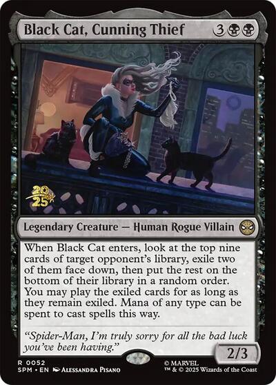 Black Cat, Cunning Thief (Promos: Prerelease Cards) Near Mint Foil