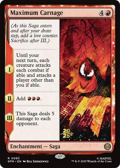Maximum Carnage (Promos: Prerelease Cards) Near Mint Foil