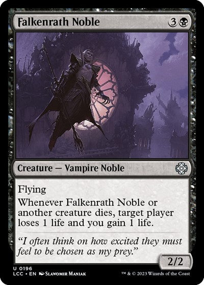 Falkenrath Noble (Commander: The Lost Caverns of Ixalan) Medium Play