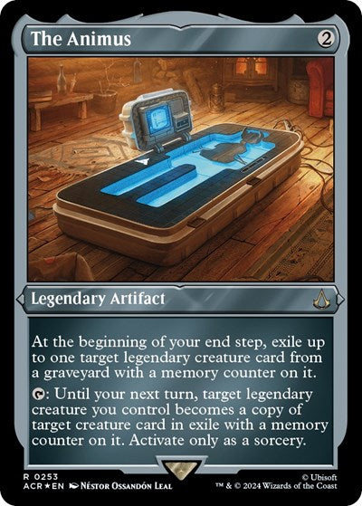 The Animus (Foil Etched) (Universes Beyond: Assassin's Creed) Light Play Foil